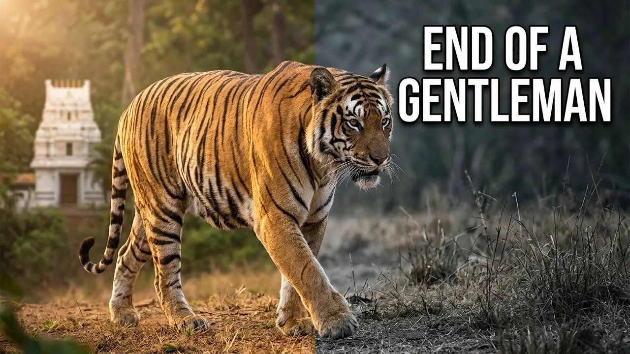 The End of an Era: Pujari's Final Battle in Bandhavgarh 220 KG Gentleman Tiger Pujari